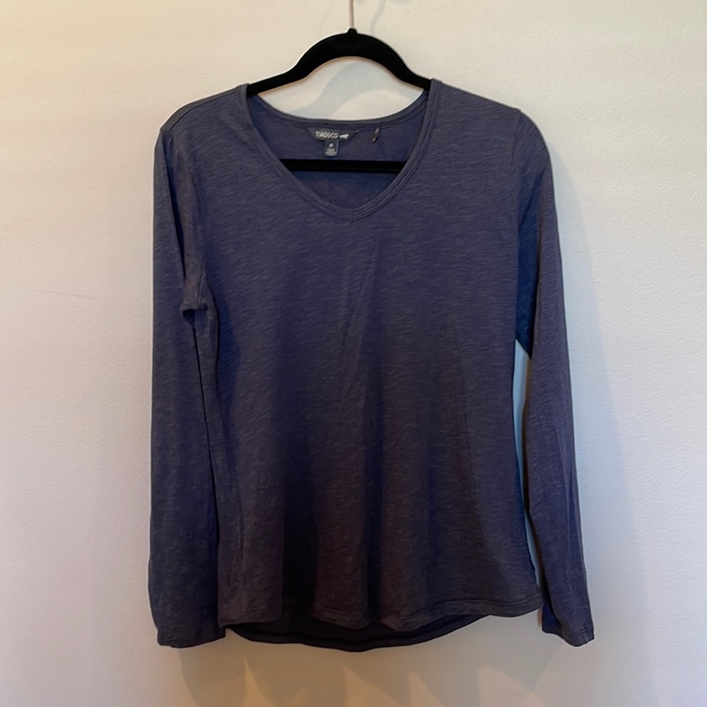 Toad & Co V-Neck Long-sleeved Tee, M